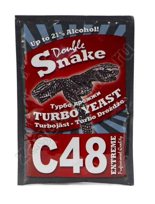 Турбо дрожжи «Double Snake C48», 130 г