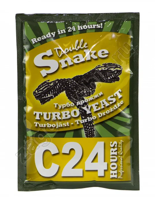 Турбо дрожжи «Double Snake C24», 175 г